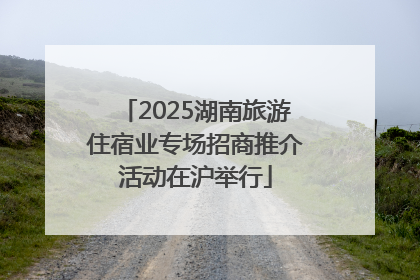 2025湖南旅游住宿业专场招商推介活动在沪举行