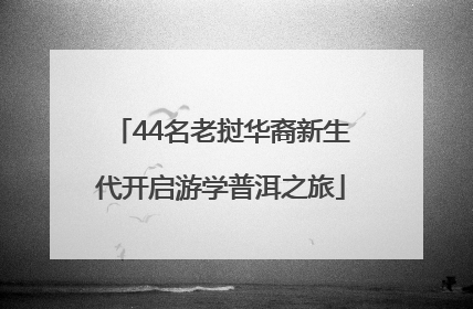 44名老挝华裔新生代开启游学普洱之旅