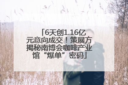 6天创1.16亿元意向成交！策展方揭秘南博会咖啡产业馆“爆单”密码