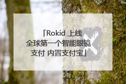 Rokid 上线全球第一个智能眼镜支付 内置支付宝